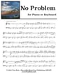 No Problem piano sheet music cover